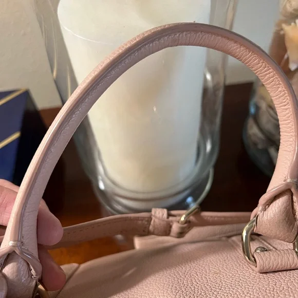 Kate Spade Larchmont Avenue Blush Evangeline Satchel Bag - Picture 6 of 14